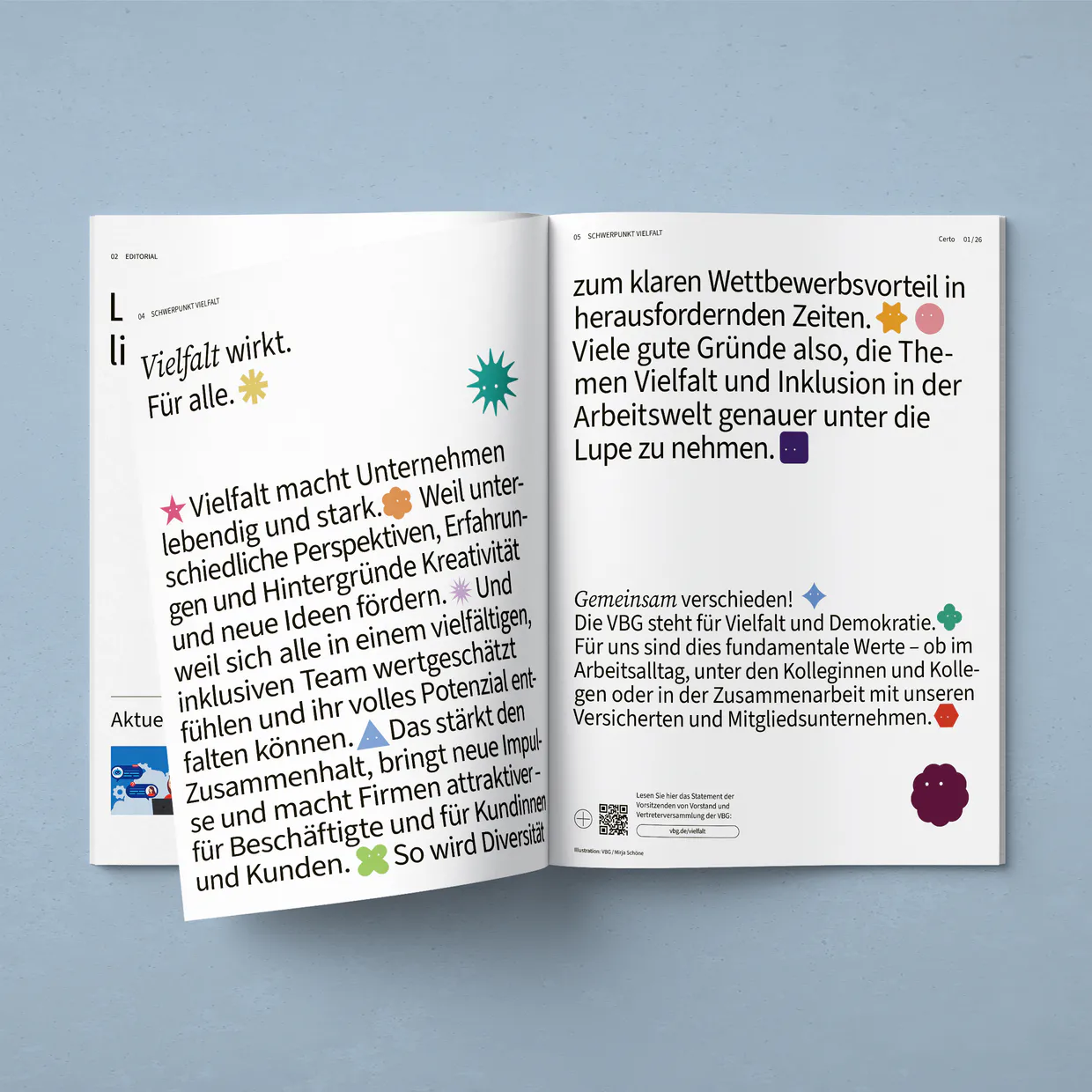 Certo, Kundenmagazin – Reinzeichnung, Druckvorbereitung