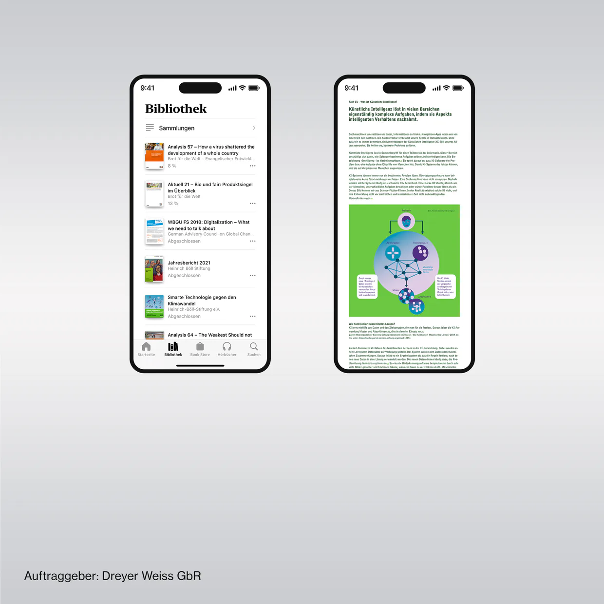 Auftraggeber: Dreyer Weiss GbR, Heinrich-Böll-Stiftung e.V. – EPUB-Erstellung aus InDesign, reflowable E-Books, Mediengestalter Berlin