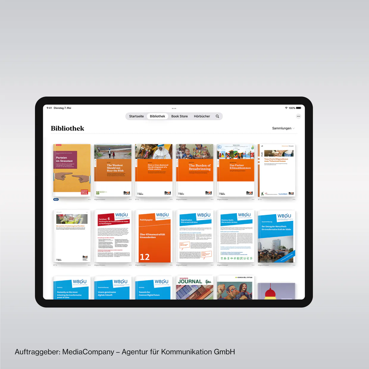 Auftraggeber: MediaCompany, Friedrich-Ebert-Stiftung (FES) – EPUB-Erstellung aus InDesign, reflowable E-Books, Mediengestalter Berlin
