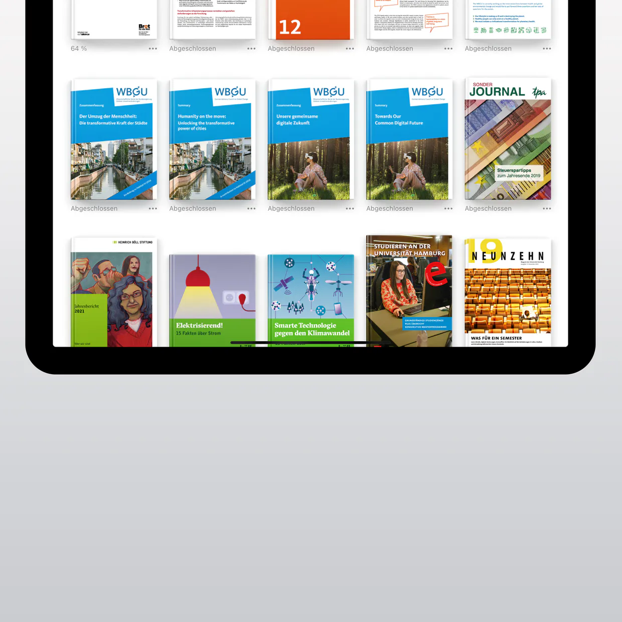 Universität Hamburg – EPUB-Erstellung aus InDesign, reflowable E-Books für E-Reader, Mediengestalter Berlin
