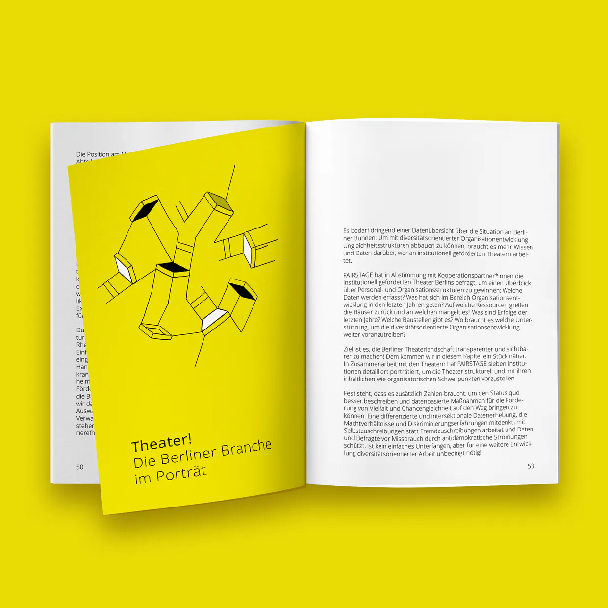 Sonja Eckert/FAIRSTAGE – Reinzeichnung des InDesign-Dokuments für den Export und Erstellung eines barrierefreien PDFs.