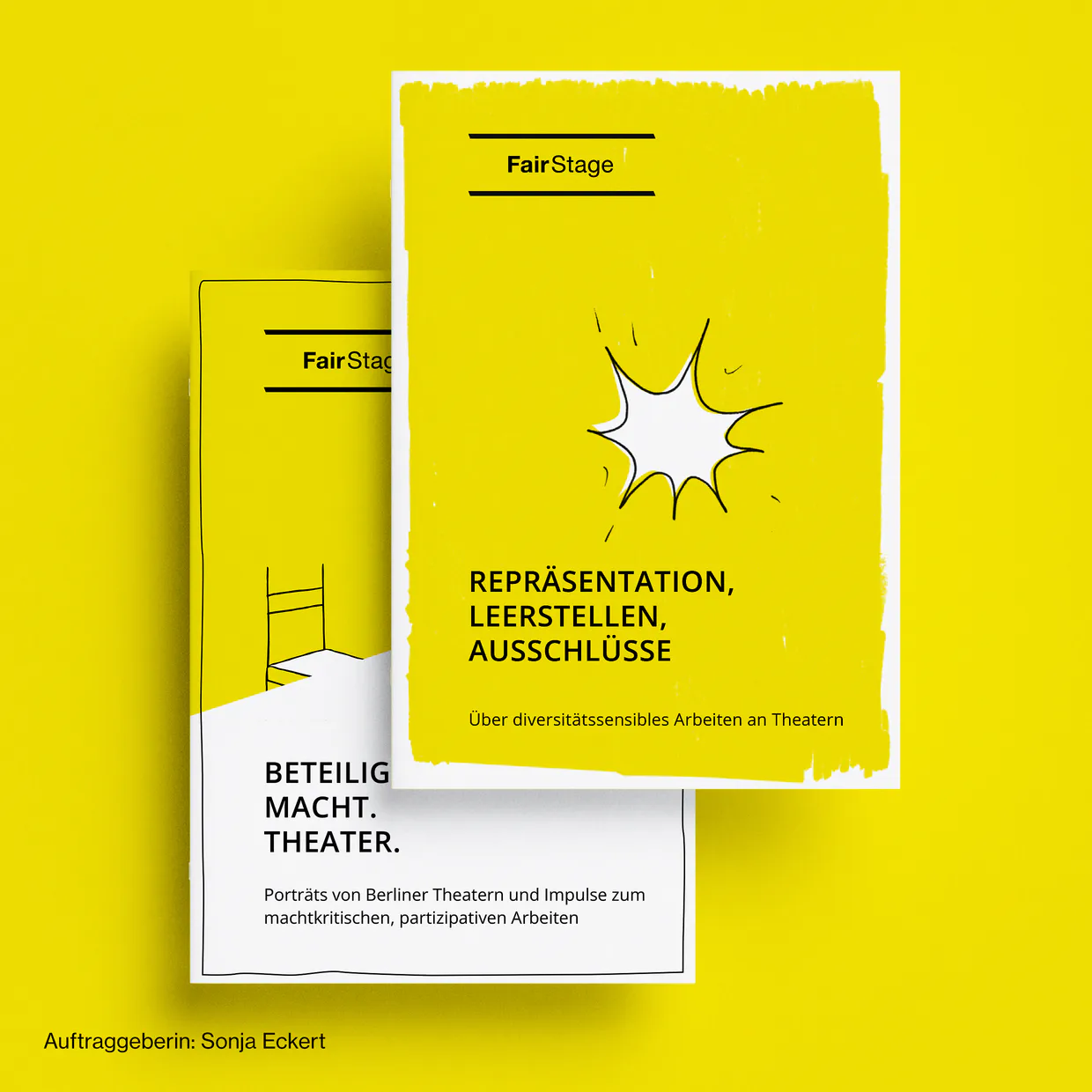 Sonja Eckert/FAIRSTAGE – Reinzeichnung des InDesign-Dokuments für den Export und Erstellung eines barrierefreien PDFs.