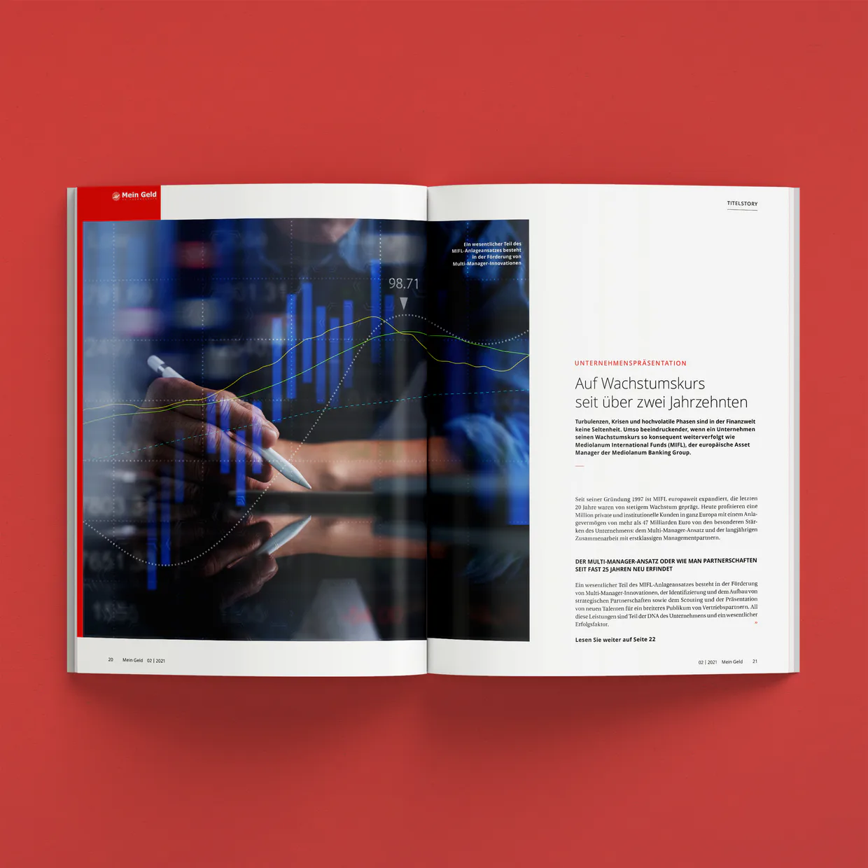 Mein Geld, Anlegermagazin – Layout und Satzarbeiten