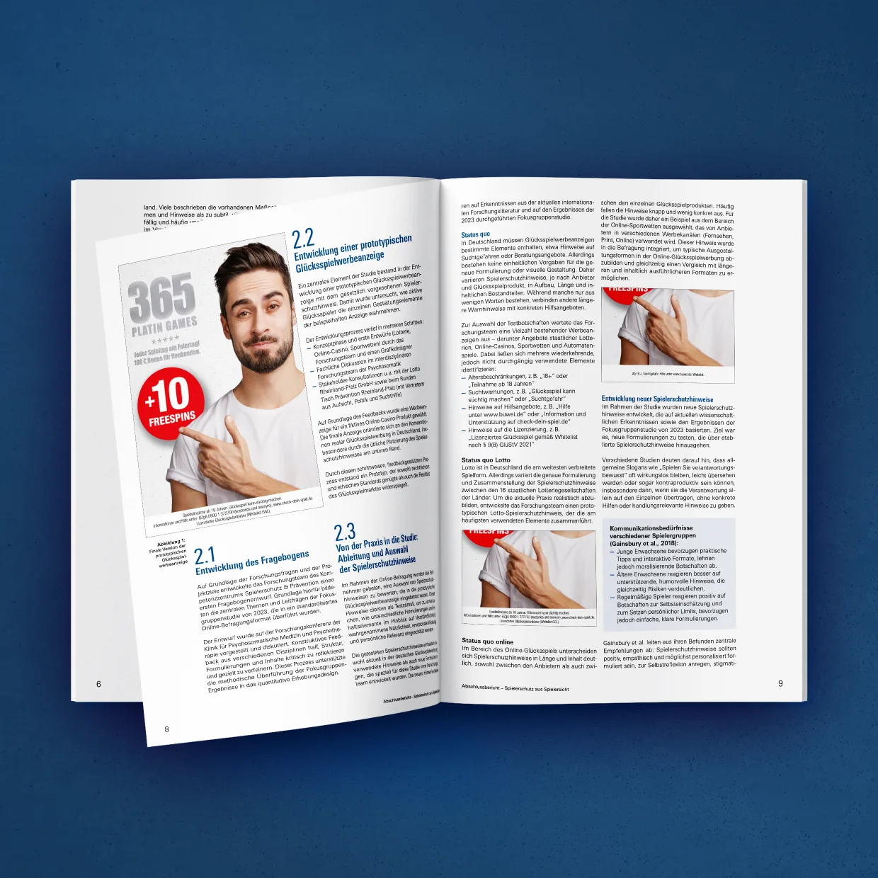 Universitätsmedizin Mainz – complete production of a final report: layout, typesetting, prepress artwork and accessible PDF/UA creation, media designer Berlin