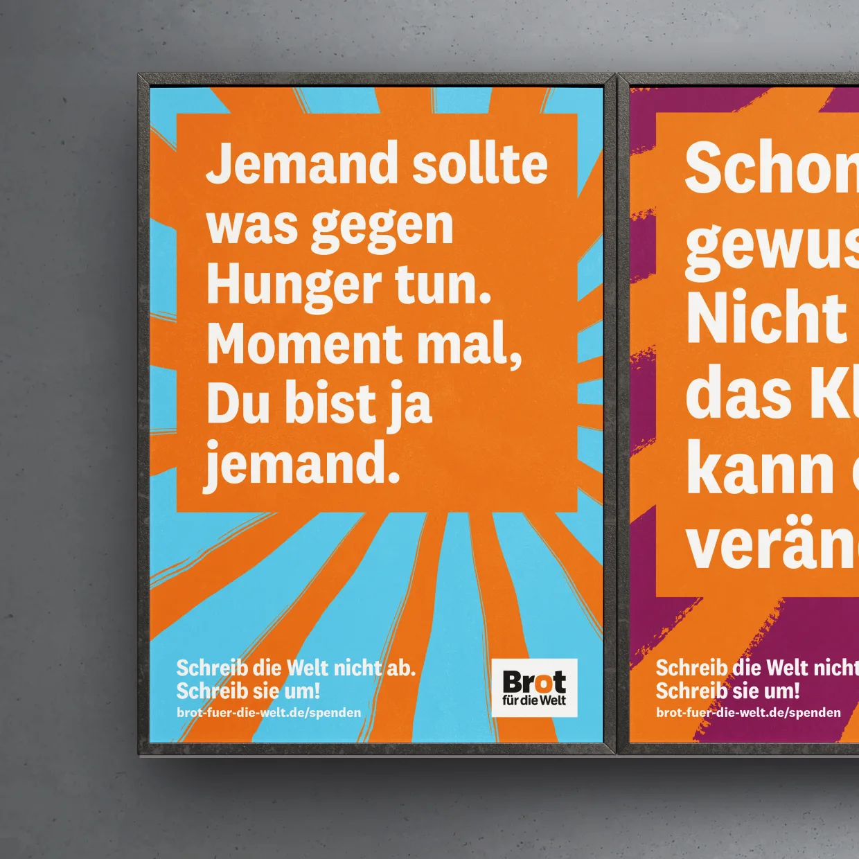 Brot für die Welt – prepress artwork and prepress in Berlin: specialist publications, brochures, outdoor advertising and EPUB