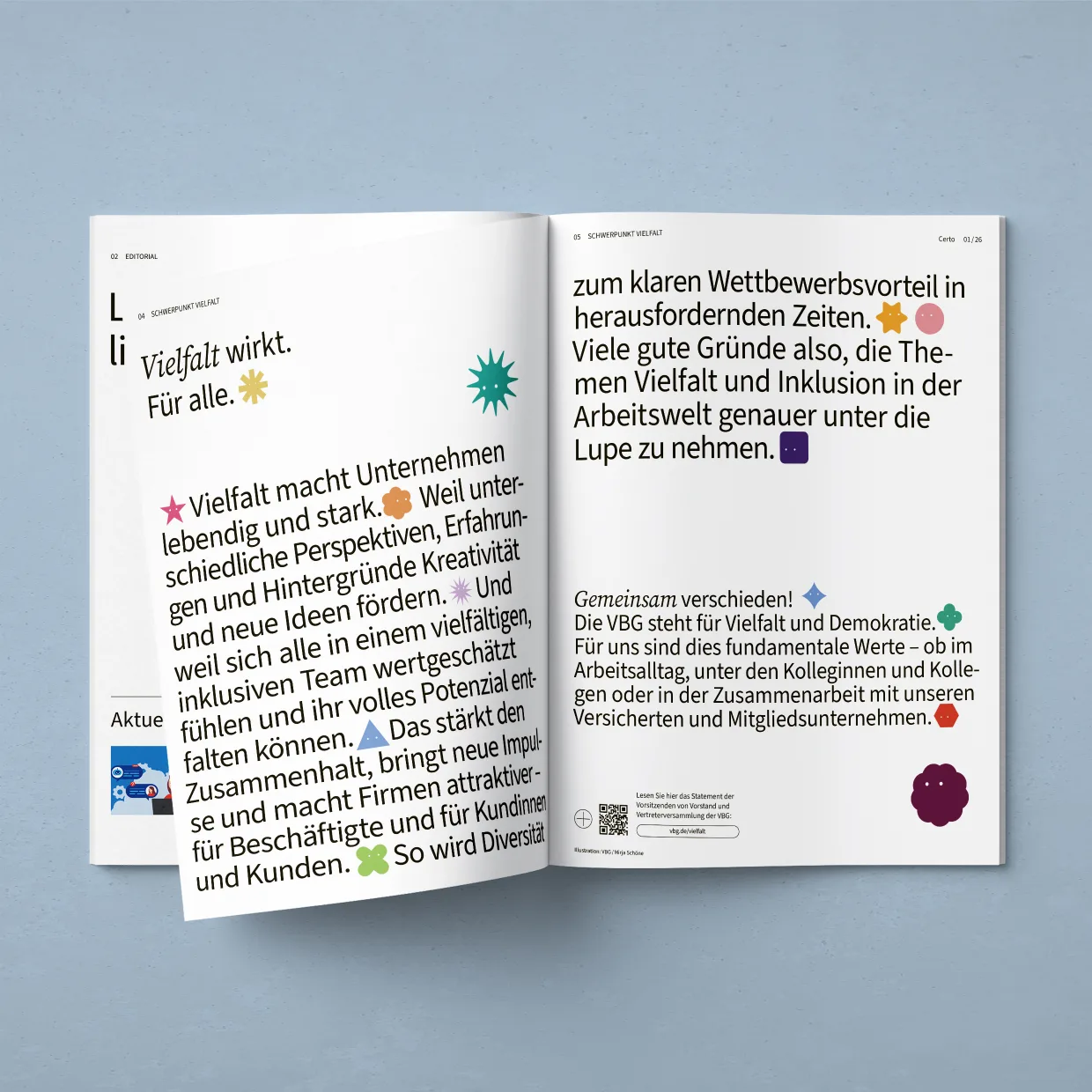 Certo, customer magazine – prepress artwork and print preparation, media designer Berlin