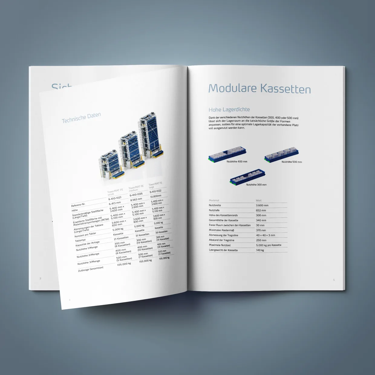 Kardex Germany GmbH – prepress artwork and foreign-language typesetting of multilingual brochures for corporate communication, Berlin