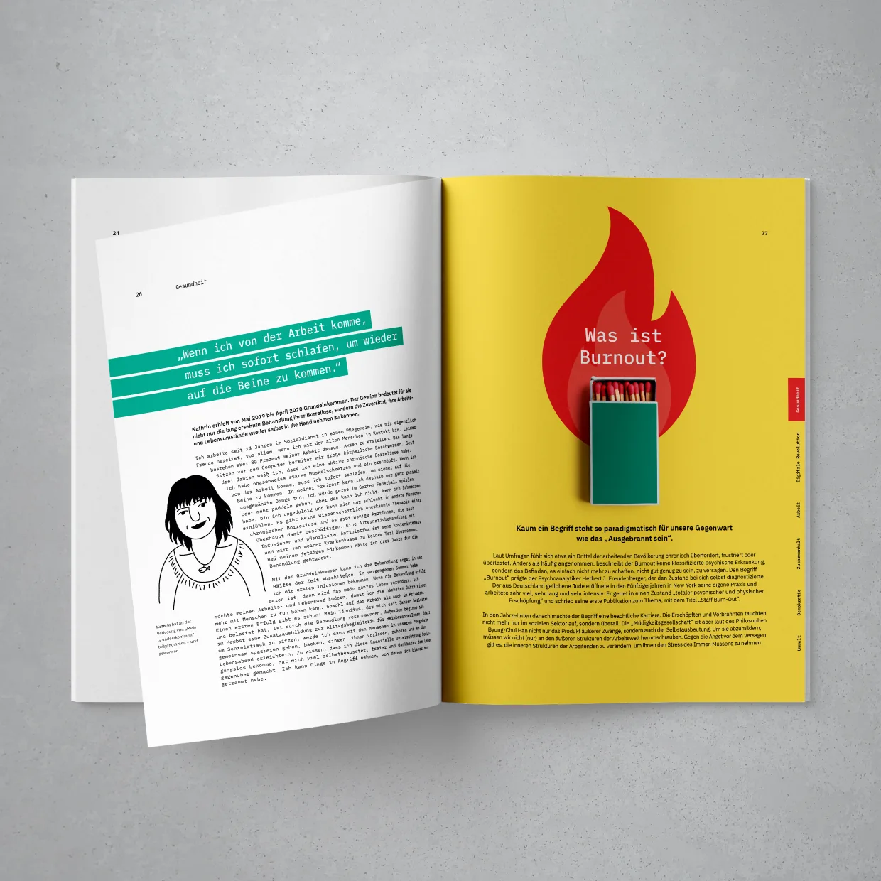 kellerundlieder.de, Mein Grundeinkommen e.V. – brochure, prepress artwork, media designer Berlin