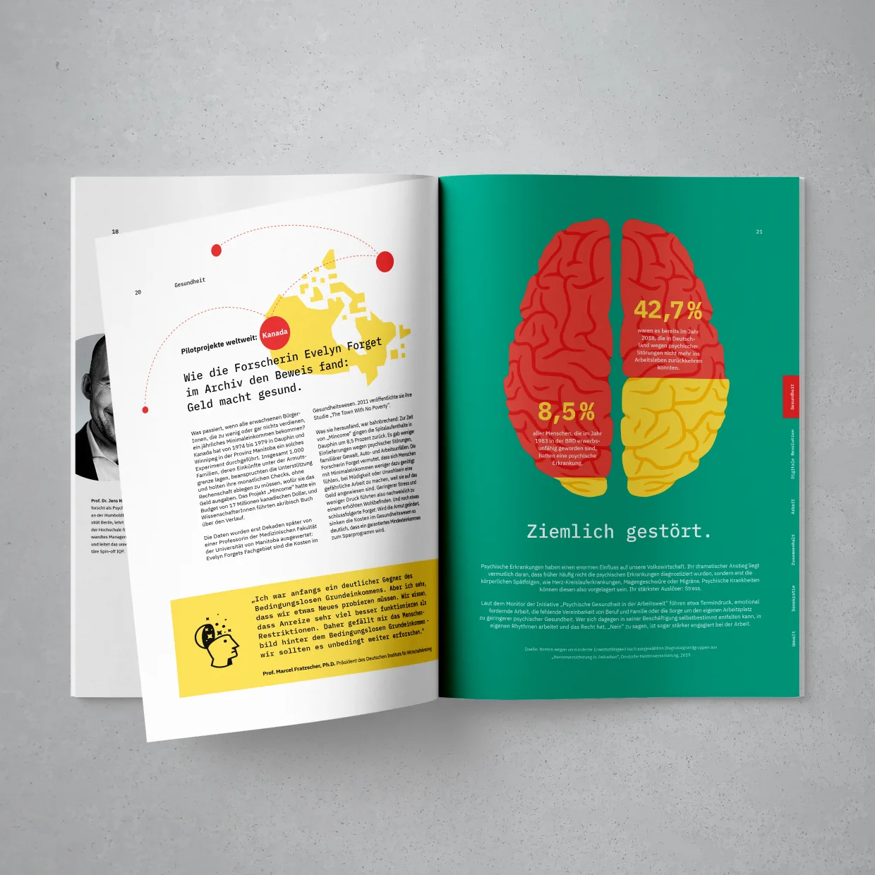 kellerundlieder.de, Mein Grundeinkommen e.V. – brochure, prepress artwork, media designer Berlin
