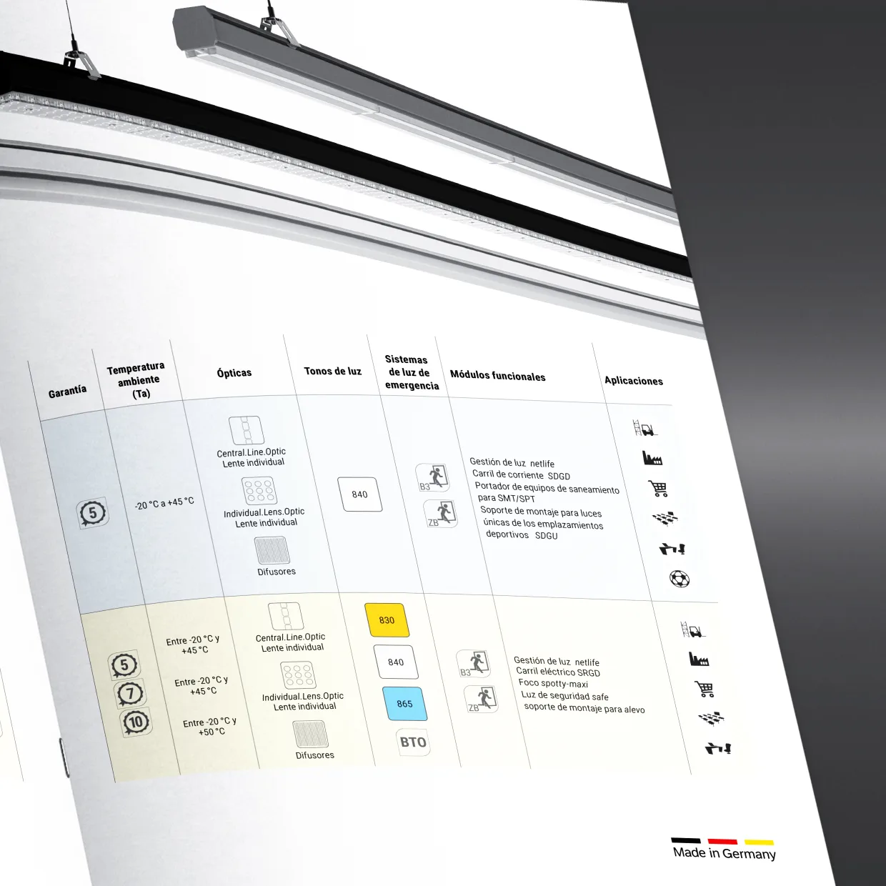Regiolux GmbH – prepress artwork of multilingual brochures and information sheets, prepress for offset printing, Berlin